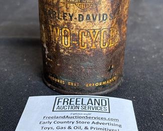 Harley Davidson Two Cycle oil can