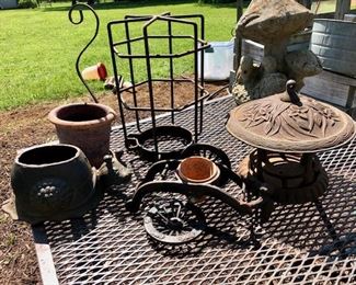 cast iron or heavy metal