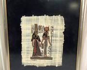wegyptian print on papyrus3981 t