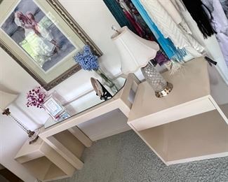 Nightstands and console table