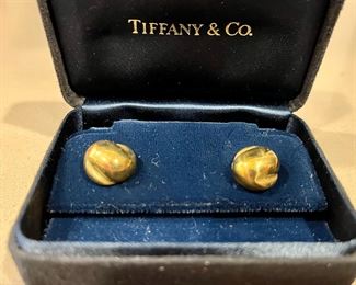 Tiffacy 18kt gold earrings