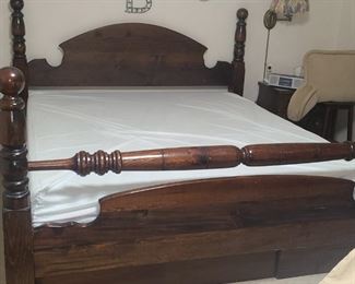 CALIFORNIA KING BED AND FRAME