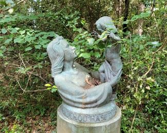 A bronze sculpture by Marshall Daugherty. ..."What Thou Ever Loved is Thine to Eternity"... a work of lasting tribute to the love of Mother & Child.