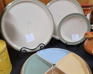 Stratoware 5 pc Relish Tray by Eva Zeisel with 14" chop plate.