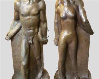 Detail of ...Tho We Part...