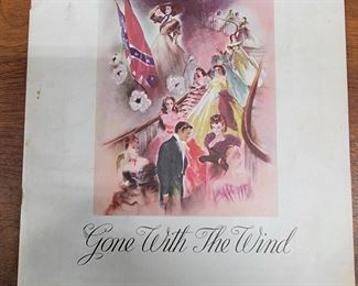 1939 souvenir movie house booklet.
Gone With the Wind.