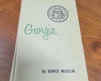 Book Title: Georgia by Bernice McCullar. 1968