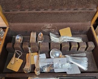Sterling Silver flatware, partial sets by various makers. Alvin "Washington", Gorham and wallace.