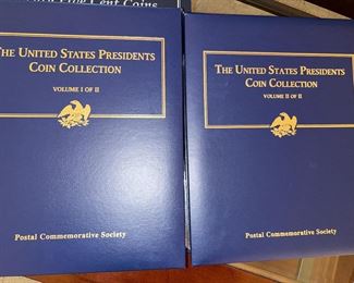 The United States Presidents Coin Collection Volume I and II (Postal Commemorative Society