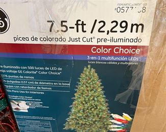 Pre-Lit Christmas tree