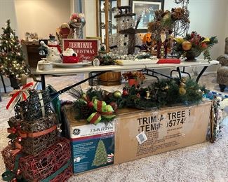 Lots of Christmas Decorations