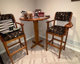 Bar Height table and 2 chairs