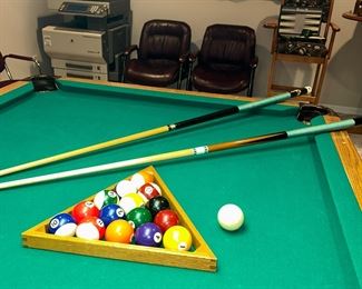 Cool cues and balls