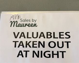 Valuables Taken Out at Night