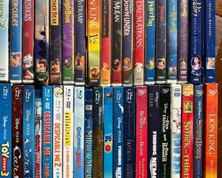 Disney DVDs and Blu-Ray