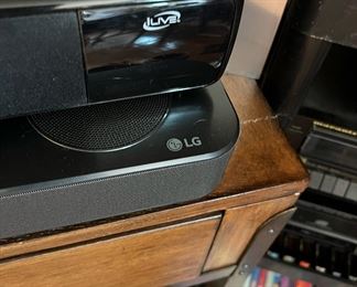 LG Soundbar,  iLive Speaker, Terminator 2 DVD