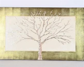 Large metallic painting