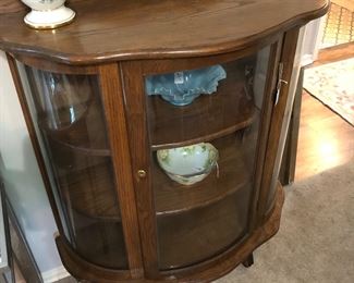 Antique display cabinet. NICE!