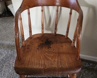 Vintage spindle back chair
