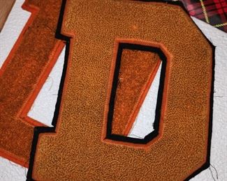 Vintage Varsity letters