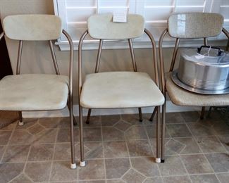 Three MCM Folding Chairs