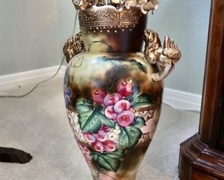 Very Nice Antique Hand Painted Vase
