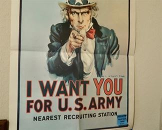 1970's U.S. Army - Uncle Sam Poster