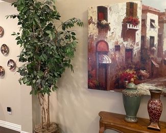 There are 3 ficus trees available at this sale 