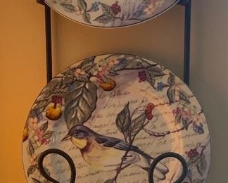 Decorative Plates with Rack