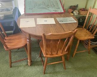Kitchen Table and Four Chairs