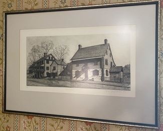 Anita Stanton Signed and Numbered "Old Salem" Print