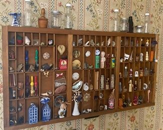 Collectible Smalls with Printers Tray