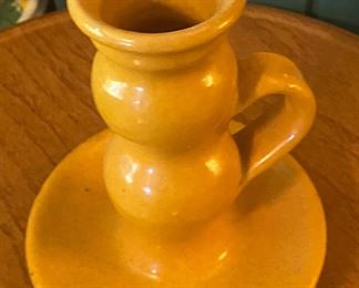 Pottery Candlestick