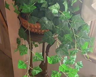 Plant Stand and Artificial Plants