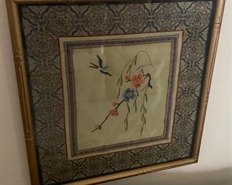 Oriental Embroidered Print