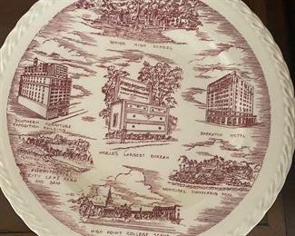 High Point Souvenir Plate