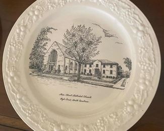 Main Street Methodist Church Plate High Point, N.C.