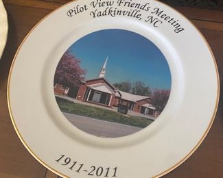 Pilot View Friends Meeting Church Plate Yadkinville, N.C.