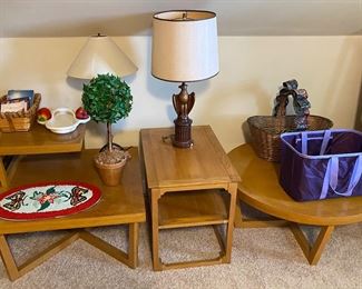 Mid-century Coffee and End Tables