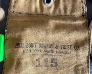 Old High Point Savings and Trust Bank Bag