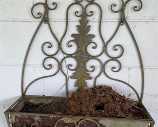 Metal Hanging Planter Box