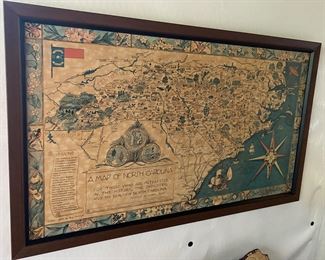 Mabel Pugh Map of North Carolina