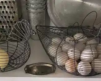 Figural Wire Kitchen Baskets