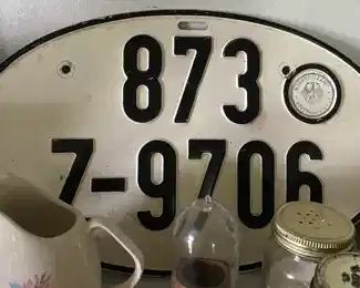 German License Plate