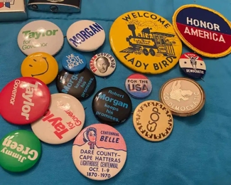 Vintage Pinback Buttons (Mainly Political)