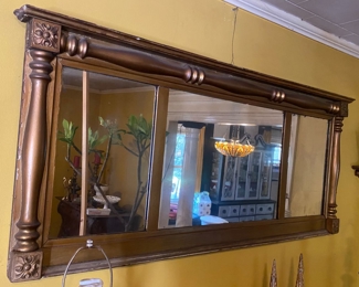 Large Ornate Gesso Mirror