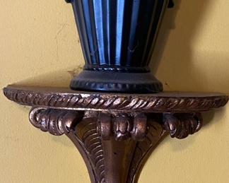 Several Wall Shelves with Assorted Planters