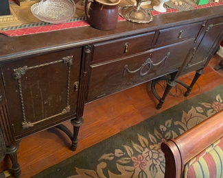 Depression Era Buffet/Server