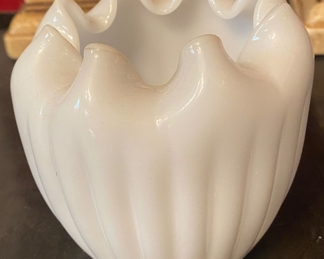Milk Glass Vase