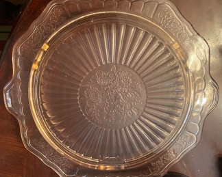Depression Glass Platters